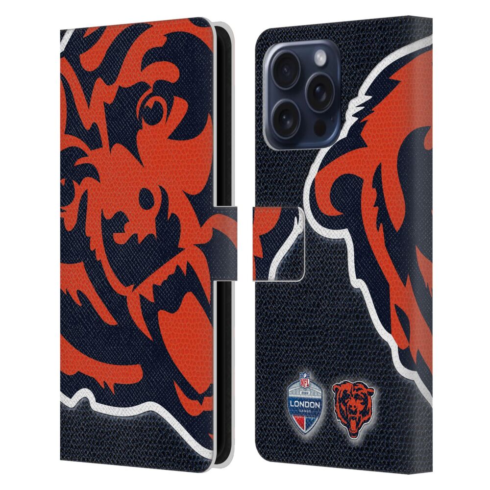 NFL ナショナルフットボールリーグ - 2024 International Games / London Bears レザー手帳型 / Apple iPhoneケース - PGS
